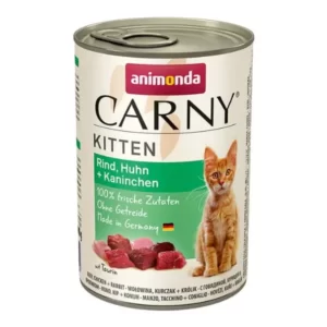 Animonda Carny Kitten Karma Dla Kota 400g - Wołowina Kurczak Królik
