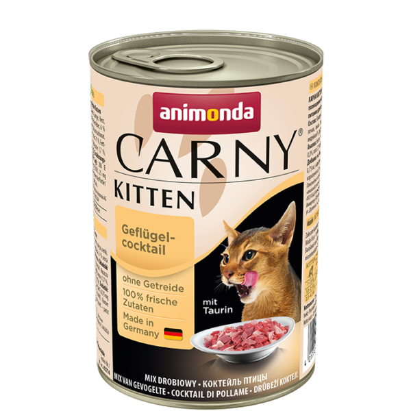 ANIMONDA Carny Kitten puszka z mieszanką mięs drobiowych