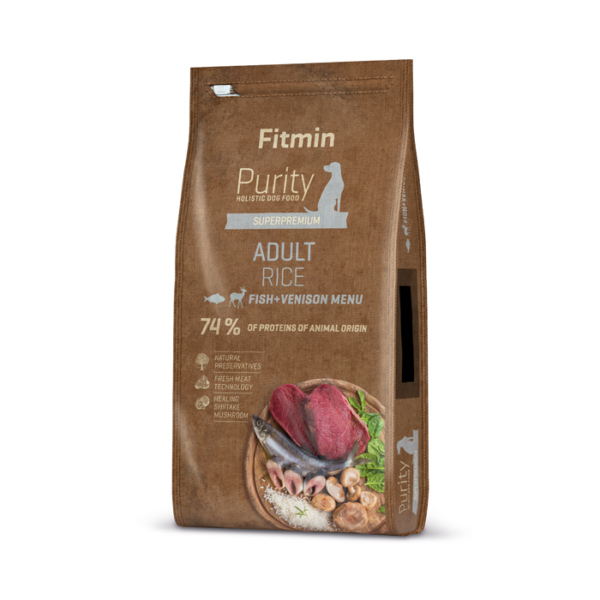 FITMIN dog Purity Rice Adult Fish & Venison